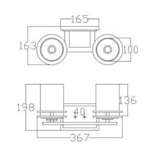 Hendrik Wall Lamp for Bathrooms (2 Lights)