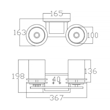 Hendrik Wall Lamp for Bathrooms (2 Lights)