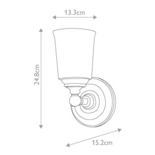 Huguenot Lake Wall Lamp for Bathrooms