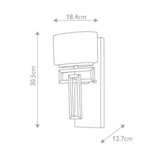 Wall lamp for bathrooms Lanza
