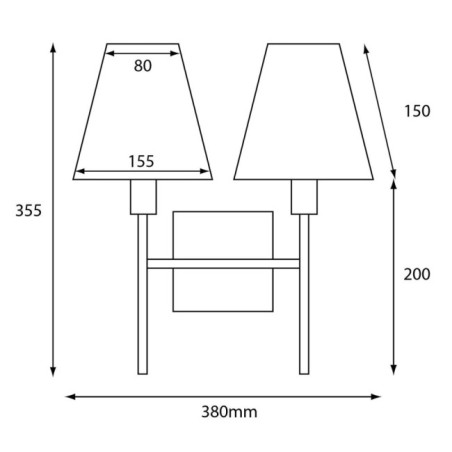 Lucerne Wall Lamp (2 Lights)