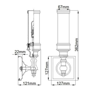 Payne Wall Lamp for bathrooms