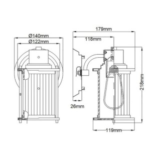 Wall Lamp for bathrooms Riggs