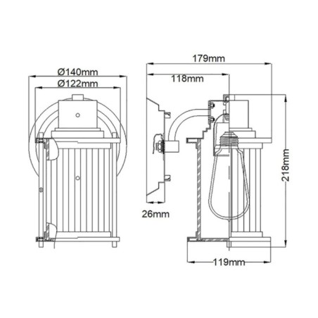 Wall Lamp for bathrooms Riggs