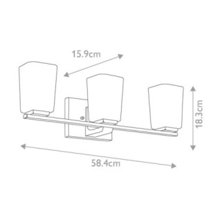 Roehm wall light (3 lights)