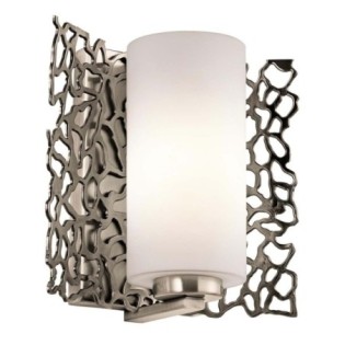 Silver Coral Wall Lamp