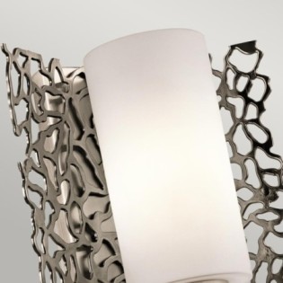 Silver Coral Wall Lamp