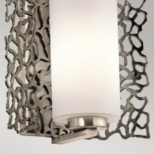 Silver Coral Wall Lamp