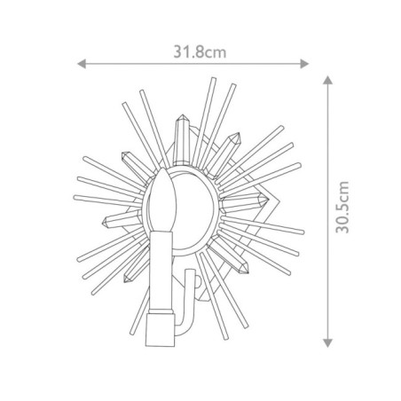 Sun King Wall Light