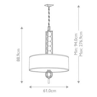 Celestial Ceiling Lamp (3 lights)