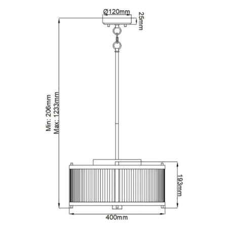 Ceiling Lamp Corona (3 lights)