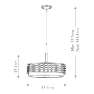 Jules Ceiling Lamp (3 lights)