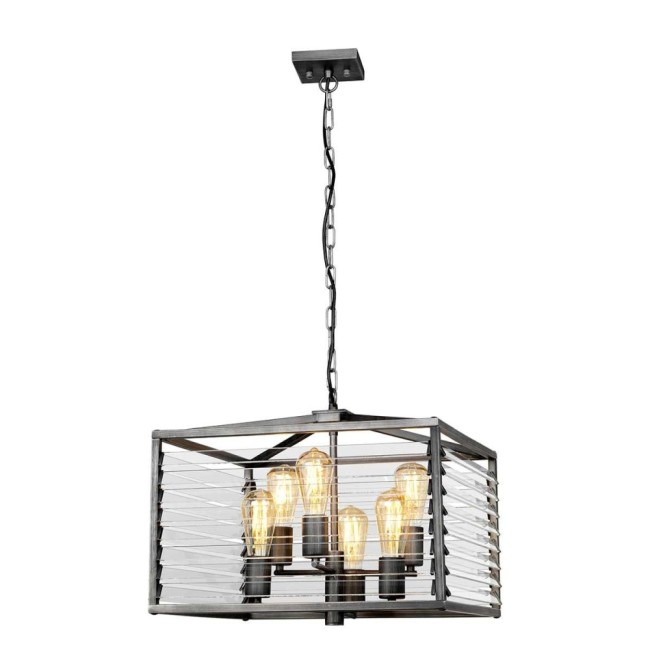 Louvre Ceiling Lamp (6 lights)