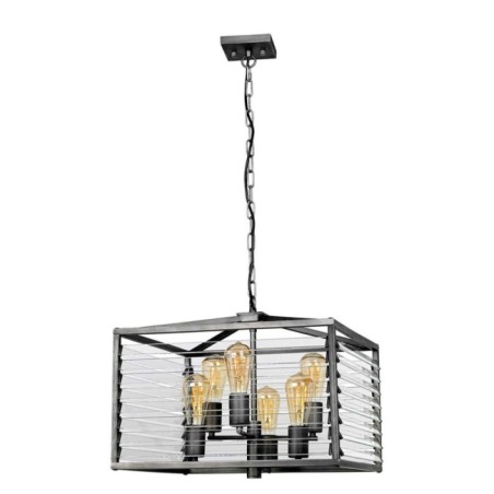Louvre Ceiling Lamp (6 lights)