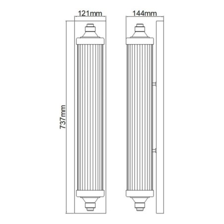 Paulson Ceiling Lamp (4 Lights)
