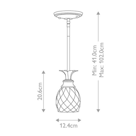 Plantation Ceiling Lamp