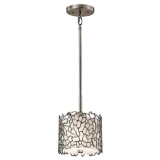 Silver Coral Ceiling Lamp