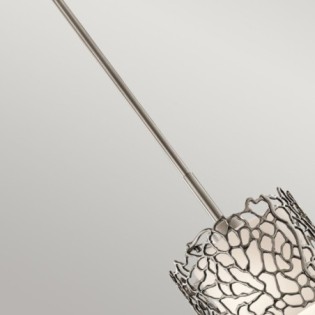 Silver Coral Ceiling Lamp