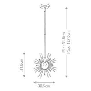 Sun King Ceiling Lamp