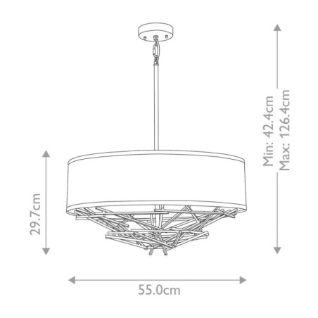 Taiko Ceiling Lamp (4 lights)