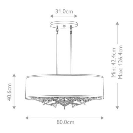 Taiko Ceiling Lamp (5 Lights)
