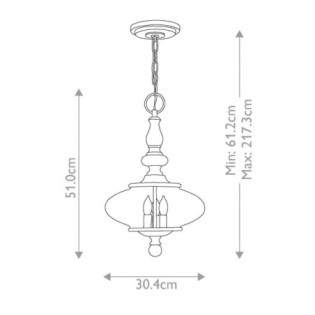Wexley Ceiling Lamp (3 lights)