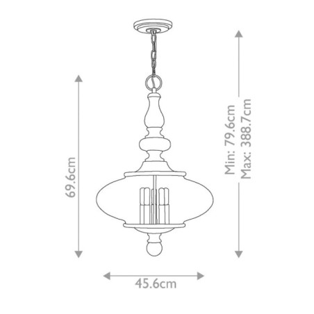 Wexley Ceiling Lamp (5 lights)