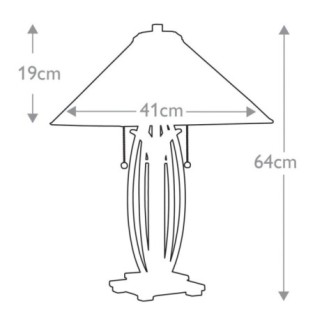 Asheville Table Lamp (2 Lights)