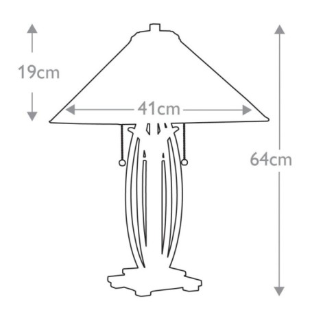 Asheville Table Lamp (2 Lights)