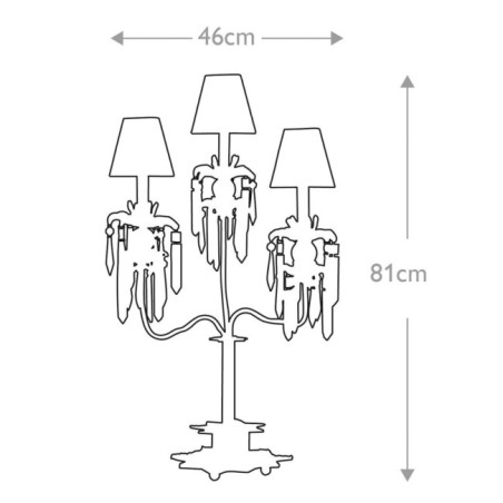 Birdland Table Lamp (3 lights)