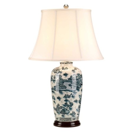 Blue Traditional Table Lamp