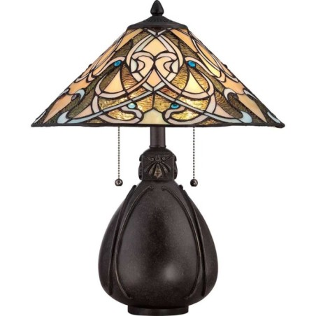 India Table Lamp (2 lights)
