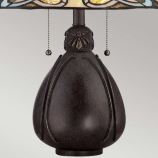 India Table Lamp (2 lights)