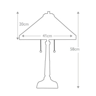 Stephen Table Lamp (2 lights)
