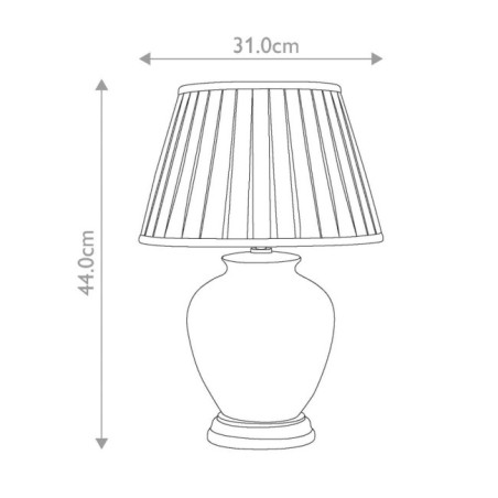 Table lamp Yellow Flowers