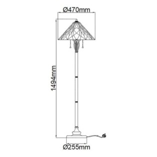 Victory Floor Lamp (2 lights)