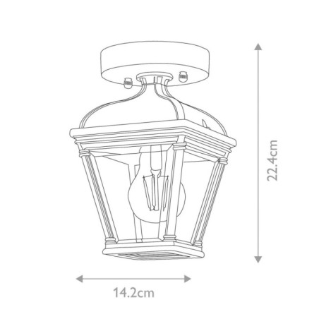 Bayview Ceiling Flush Light