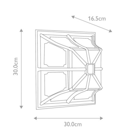 Chapel Ceiling Flush Light