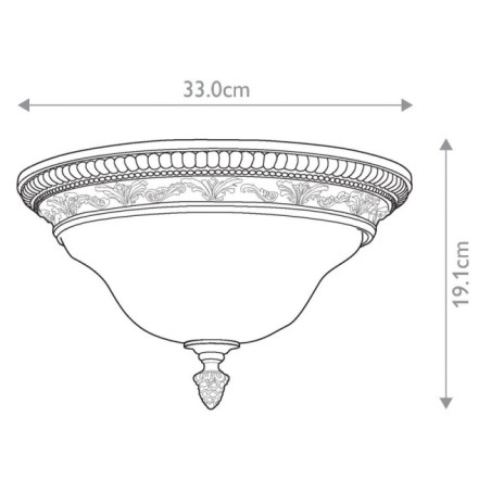 Sonoma Valley Ceiling Light (2 Lights)