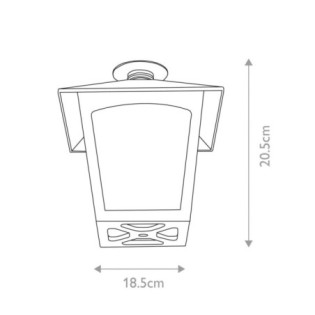 York Ceiling Flush Light