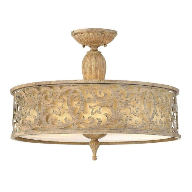 Carabel Ceiling Semi-Flush Light (3 Lights)