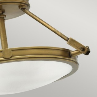 Collier Ceiling Semi-Flush Light (3 Lights)