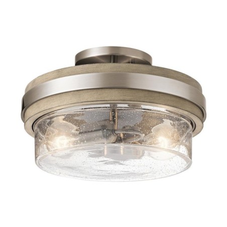 Grand Bank Semi-Flush Ceiling Light (2 Lights)