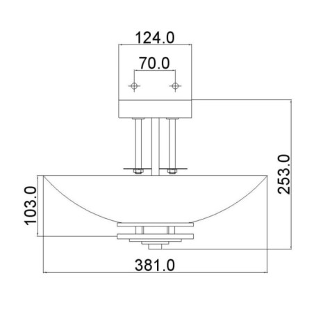 Hendrik Ceiling Semi-Flush Light (3 Lights)