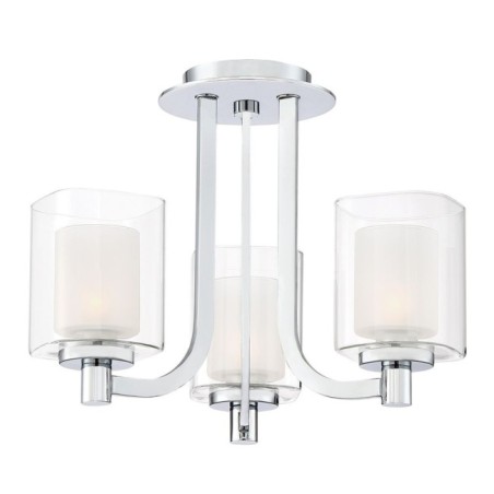 Ceiling semi-flush light for bathrooms Kolt (3 lights)