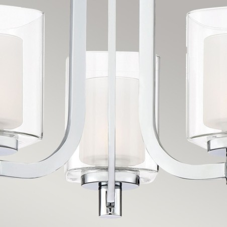 Ceiling semi-flush light for bathrooms Kolt (3 lights)