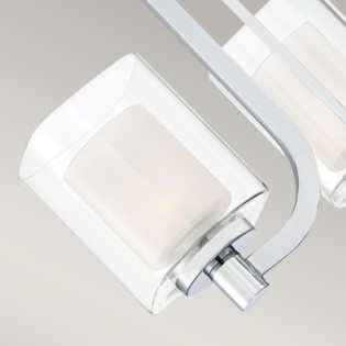 Ceiling semi-flush light for bathrooms Kolt (3 lights)