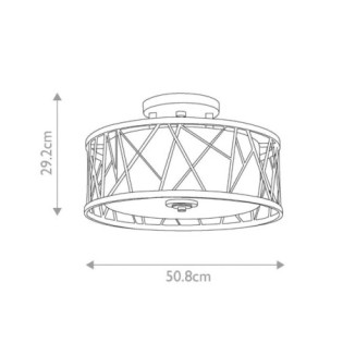 Nest Ceiling Semi-Flush (3 Lights)