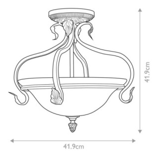 Sonoma Valley Ceiling Semi-Flush (3 Lights)