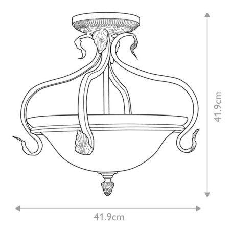 Sonoma Valley Ceiling Semi-Flush (3 Lights)
